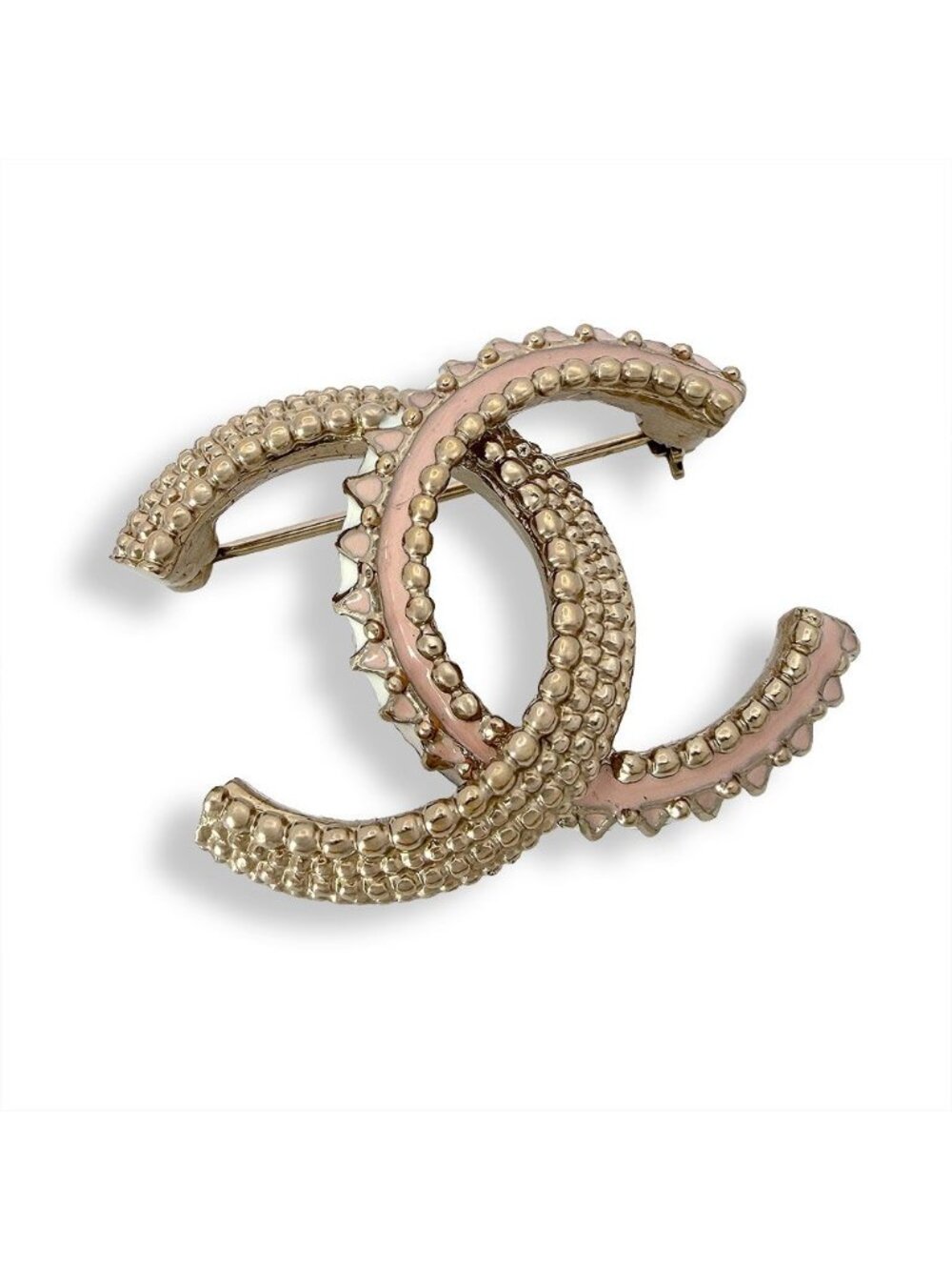Chanel CC Logo Brooch